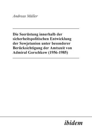 Müller, A: Seerüstung innerhalb der sicherheitspolitischen E