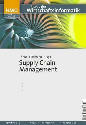 Supply Chain Management de Knut Hildebrand