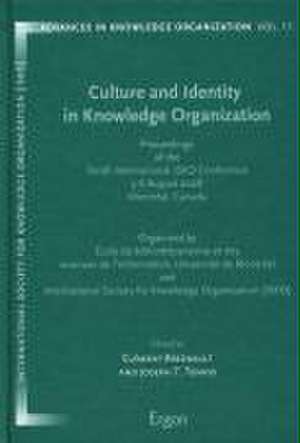 Culture and Identity in Knowledge Organization de Clément Arsenault