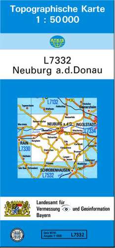 Neuburg an der Donau 1 : 50 000