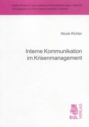 Interne Kommunikation im Krisenmanagement de Nicole Richter