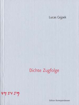 Dichte Zugfolge de Lucas Cejpek