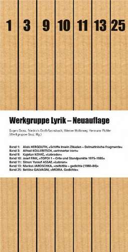 Werkgruppe Lyrik de Alois Hergouth