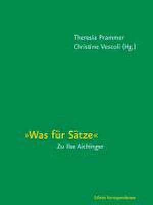 Was für Sätze de Theresia Prammer