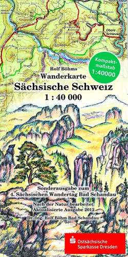 Böhm, R: Sächsische Schweiz Wanderkarte