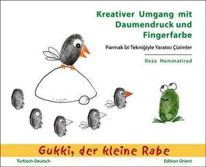 Kreativer Umgang mit Daumen-Druck und Fingerfarbe de Reza Hemmatirad