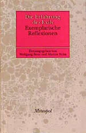 Die Erfahrung des Exils de W Michael Blumenthal