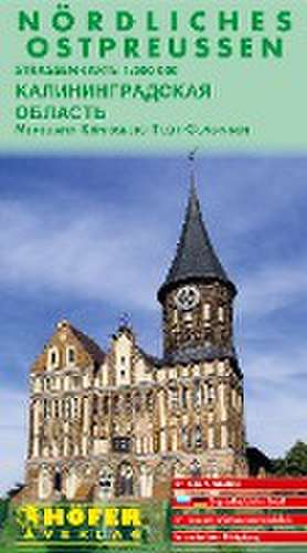 Höfer Polen RS 001. Nördliches Ostpreußen (mit Memelland) 1 : 200 000. Straßenkarte de Lars Höfer