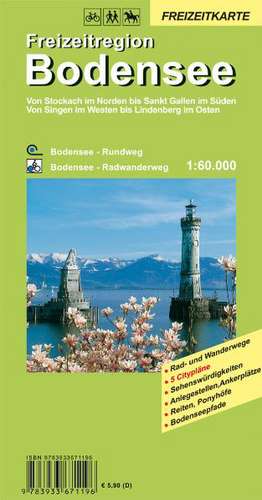 Bodensee Freizeitregion 1 : 60 000