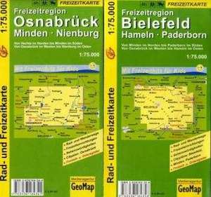 Freizeitregion Osnabrück Minden, Nienburg 1 : 75 000. Rad- und Freizeitkarte