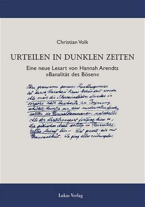 Urteilen in dunklen Zeiten de Christian Volk