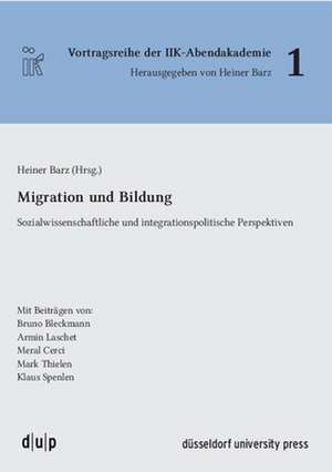 Migration und Bildung de Heiner Barz