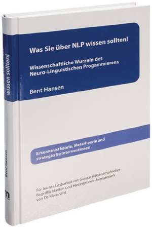 Was Sie über NLP wissen sollten! de Bent Hansen