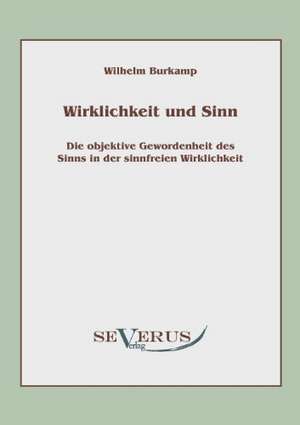 Wirklichkeit Und Sinn: An Evolutionary Journey de Wilhelm Burkamp