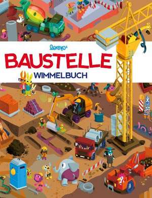 Baustelle Wimmelbuch de Stephan Lomp