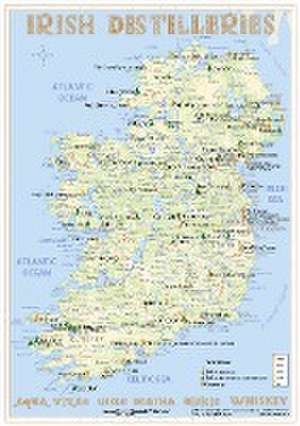 Whiskey Distilleries Ireland - Tasting Map de Rüdiger Jörg Hirst