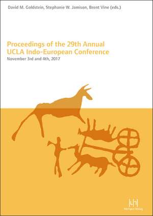 Proceedings of the 29th Annual UCLA Indo-European Conference de David M. Goldstein