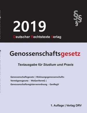 Genossenschaftsgesetz de Redaktion Drv