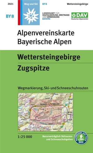 Wettersteingebirge, Zugspitze 1:25 000 de Deutscher Alpenverein