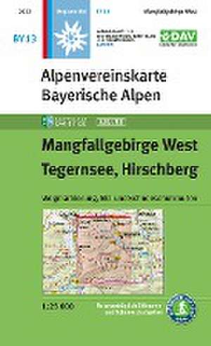 Mangfallgebirge West, Tegernsee, Hirschberg 1:25.000