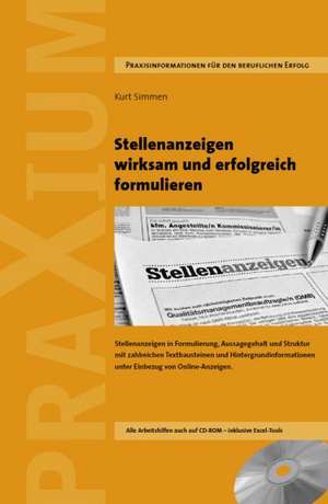 Stellenanzeigen wirksam und erfolgreich formulieren de Kurt Simmen