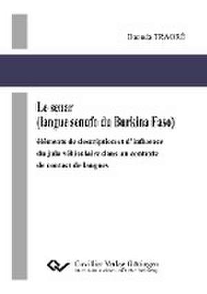 Le senar (langue senufo du Burkina Faso) de Daouda Traoré