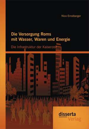 Die Versorgung ROMs Mit Wasser, Waren Und Energie: Die Infrastruktur Der Kaiserzeit de Nico Ernstberger