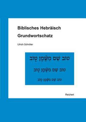 Biblisches Hebraisch de Schroter, Ulrich