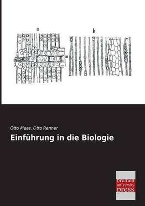 Einführung in die Biologie de Otto Maas