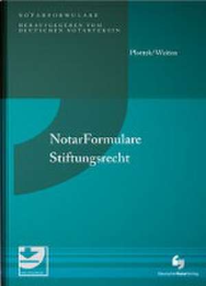 NotarFormulare Stiftungsrecht de Pierre Plottek