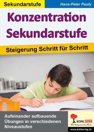 Konzentration Sekundarstufe de Hans-Peter Pauly