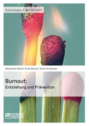 Burnout: Entstehung und Prävention de Sarah Christiansen