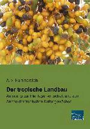 Der tropische Landbau de A. v. Hammerstein