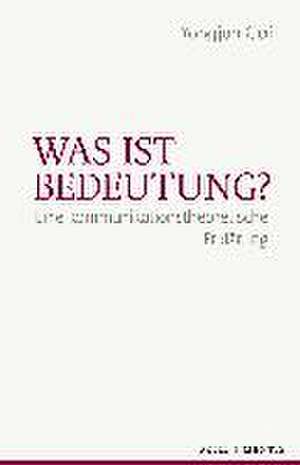 Was ist Bedeutung? de Yongjun Cai