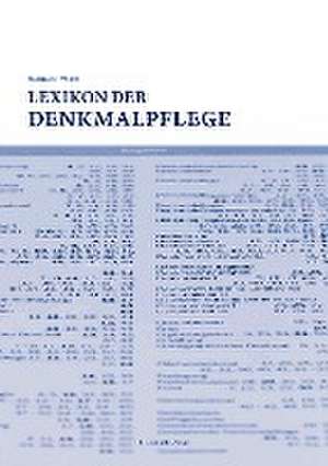 Lexikon der Denkmalpflege de Hermann Wirth