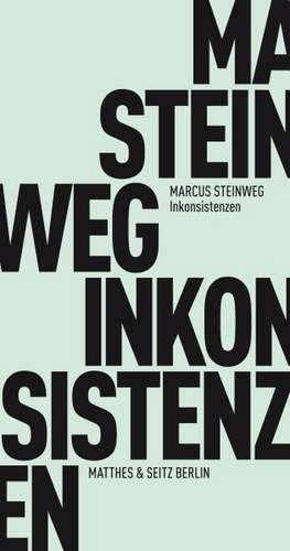 Inkonsistenzen de Marcus Steinweg