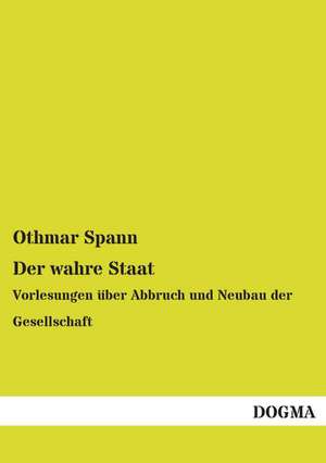 Der wahre Staat de Othmar Spann