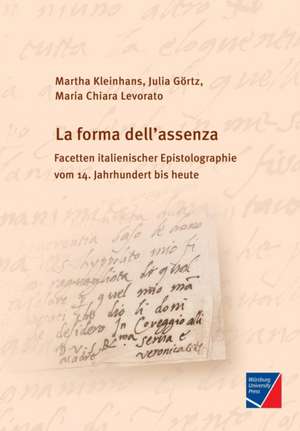 La forma dell'assenza de Martha Kleinhans