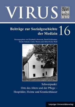 Orte des Alters und der Pflege. Hospitäler, Heime und Krankenhäuser de Elisabeth Lobenwein