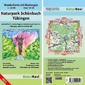 Naturpark Schönbuch - Tübingen 1 : 25 000 de NaturNavi