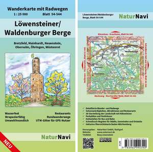 Löwensteiner/Waldenburger Berge 1 : 25 000, Blatt 54-544