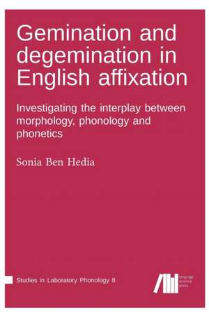 Gemination and degemination in English affixation de Sonia Ben Hedia