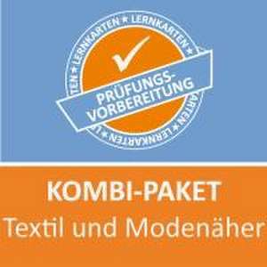 AzubiShop24.de Kombi-Paket Textil- und Modenäher Lernkarten de Jennifer Christiansen