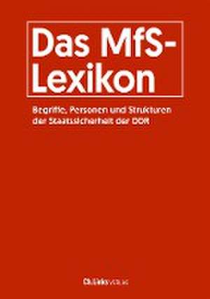 Das MfS-Lexikon de Roger Engelmann