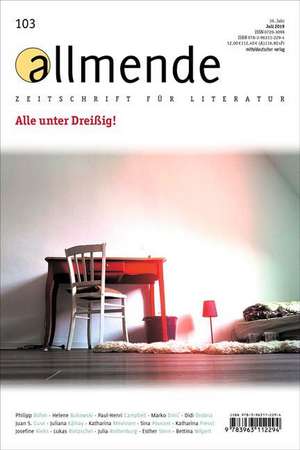 allmende 103 de Hansgeorg Schmidt-Bergmann