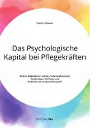 Das Psychologische Kapital bei Pflegekräften. Welche Maßnahmen stärken Selbstwirksamkeit, Optimismus, Hoffnung und Resilienz von Stationsleitungen? de David Gößwein