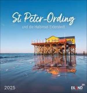 St. Peter-Ording und die Halbinsel Eiderstedt Postkartenkalender 2025 - und die Halbinsel Eiderstedt de Eiland