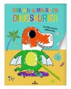 Das Mix & Malbuch Dinosaurier de Elisabeth Golding