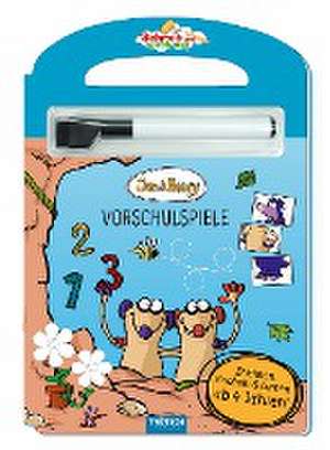 Trötsch Jan und Henry Schreib und wisch weg Pappenbuch Vorschulspiele de Trötsch Verlag