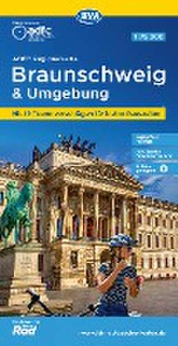 ADFC-Regionalkarte Braunschweig und Umgebung, 1:75.000, mit Tagestourenvorschlägen, reiß- und wetterfest, E-Bike-geeignet, GPS-Tracks-Download de Allgemeiner Deutscher Fahrrad-Club e. V. (ADFC)